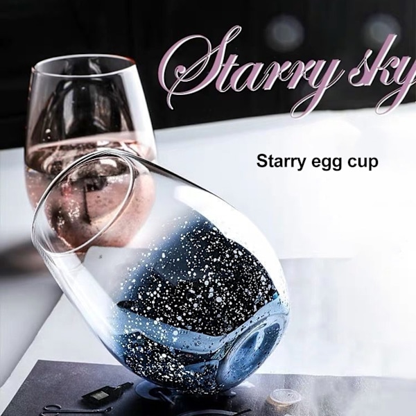 Guld Glas Stjerne Kopsæt Hjemme Glas Gradient Farver Morgenmad Drik Mælkete Kopsæt