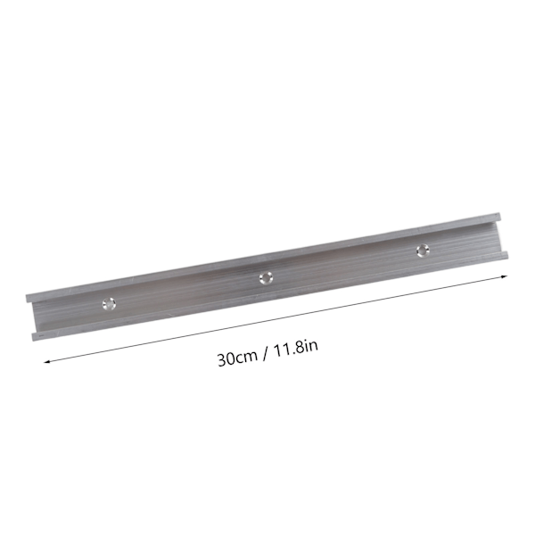 T-ruuvikiinnikeura T-ura alumiiniseos T-ura 45 asteen kulmaura murskauspöydälle Puutyö DIY-työkalut 30 cm / 11,8 tuumaa