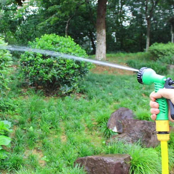Sprutpistol för trädgårdsslang, justerbara munstycken, praktiska och effektiva bevattningslösningar, ergonomisk design för utomhusaktiviteter,