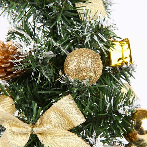 Mini Julgran, Förbelyst Konstgjord Livfull med Idealisk Storlek för att Sprida Julstämning Inomhus eller Utomhus