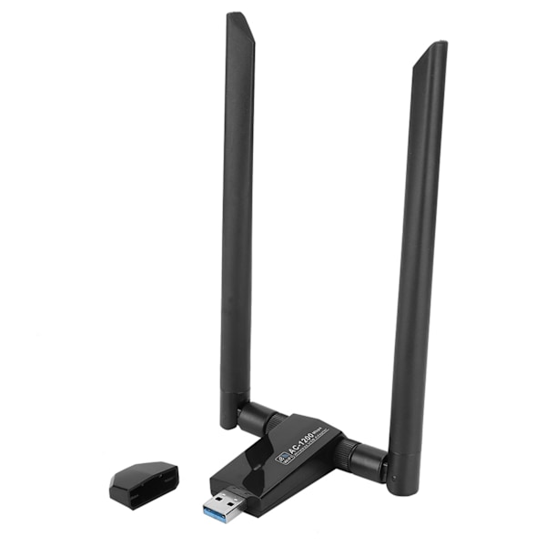 AC USB 5.8G Dobbelbånds Wifi Dongle Adapter Trådløst Nettverkskort
