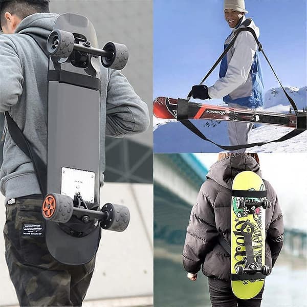 Universell axelrem för skateboard, justerbara bärremmar för longboard