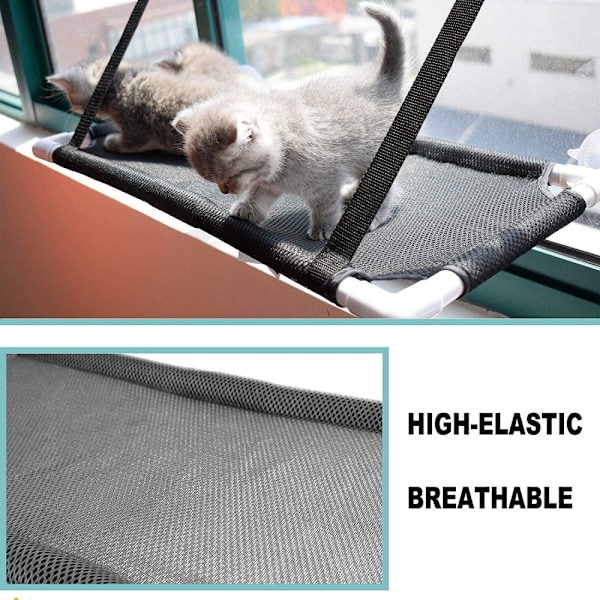 Kattfönsterplatser, kattillbehör, fönsterplats fönsterliggare katthängmatta för klättring väggkatter