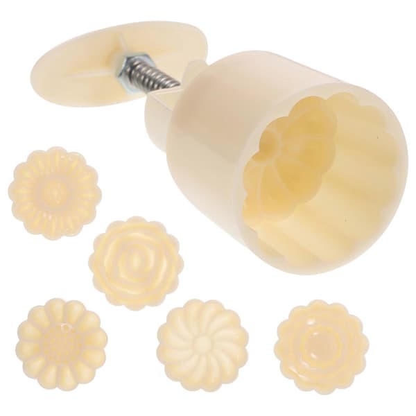 1 set 50G 3D handpressform dessertmånkaka DIY bakverktyg för köket
