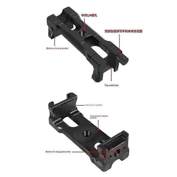 Universal Mobiltelefon Stativ Holder Cold Hot Shoe Mount Tripod Adapter For - Smartphone Vlog, stil