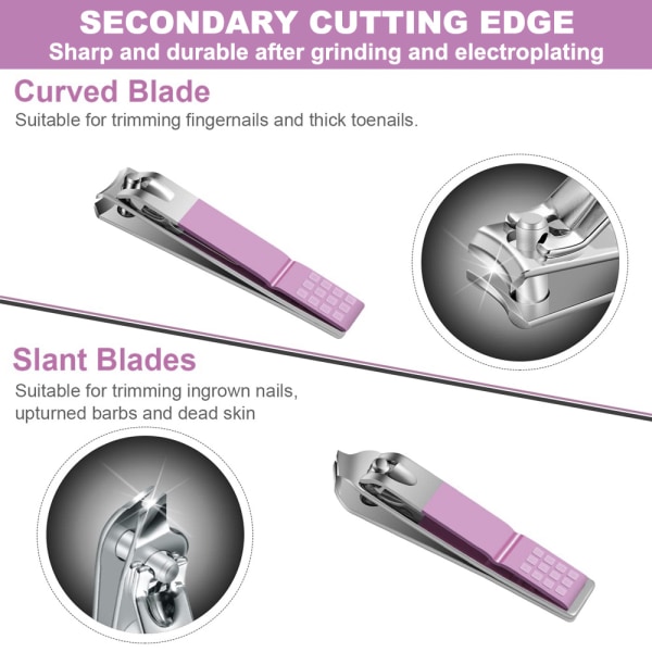 Manikyrsett Negleklippersett 12 i 1 For Tånegl Fingernegl