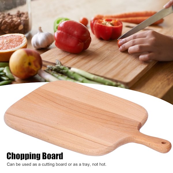 Beech Cutting Board Barbecue Pizza Bread Vegetable Fruit Wooden Chopping Board33x20x1.5