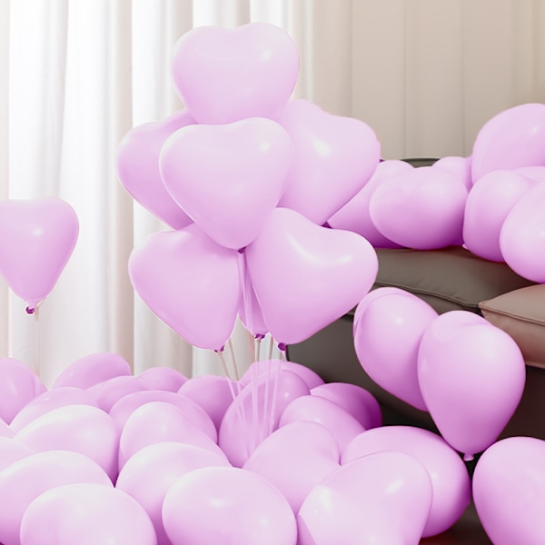Hjerteformede balloner til Valentinsdag, Frieri