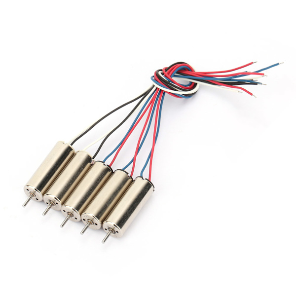 5 stk. Højhastigheds Stor Torsionskernenfri 4-akset Motor 24000rpm Stærk DIY Flymotor