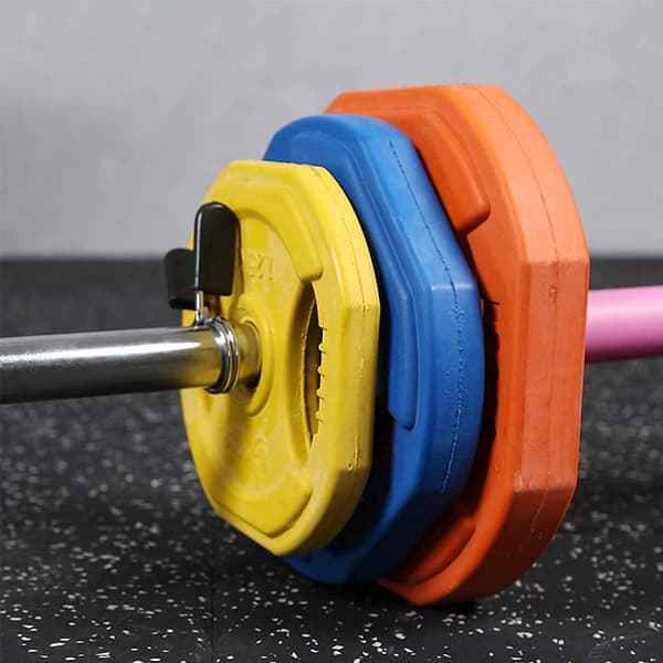 6 Stk. Ståldumbbell Fjærkrage Krager Dumbbell Låseklips