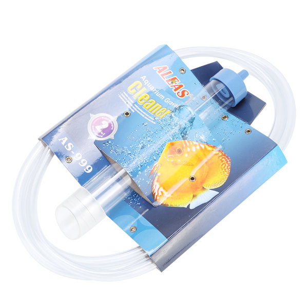 PVC Liten Fisk Tank Rengöring Vatten Byte Rör Professionell Pump Rengöring Verktyg Akvarium Kit