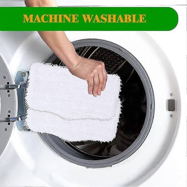 Erstatningsmoppepute Kompatibel For S3251 Sk115 Sk140 Sk410 Dampmopp Tilbehør Vaskbare Moppeputer