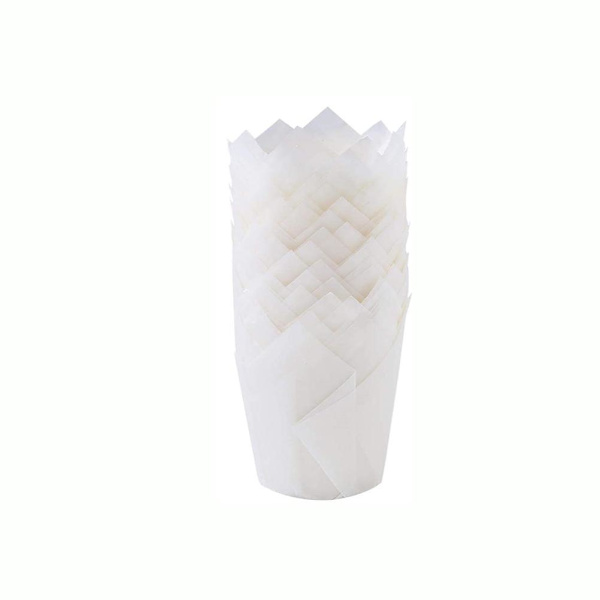 Tulip Muffinformer, Elegante Bakekopper, Allsidig Bruk for Bursdags- og Babyshowerfester (Mini)