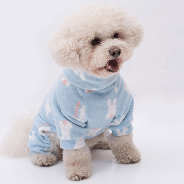 Igelkott Termiska Vinterkläder för Husdjur Hund Pyjamas Katt Onesies Jumpsuits Tjock Sammet