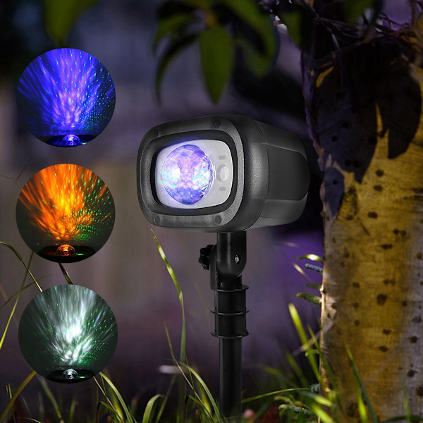 Utomhus Hem Festival Stjärnor Fairy Spotlight LED Projektorlampa för Jul Födelsedagsfest Trädgård