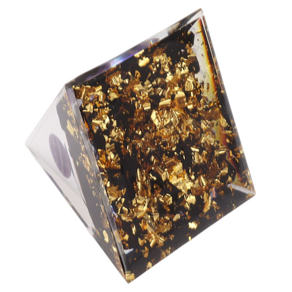 5 cm Pyramid Positiv Energi Healing Kristall Pyramid Meditation Organisk Sten Pyramid Zodiak Energi Generator Leo