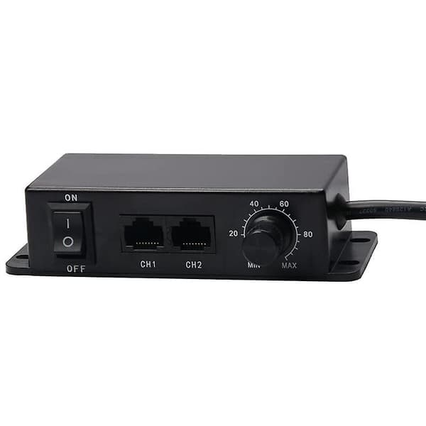 DC 0-10V Lysdæmperkontakt Serieforbundet Sync Controller ON/Off til 0/1-10V Dæmpbare LED-drivere Black