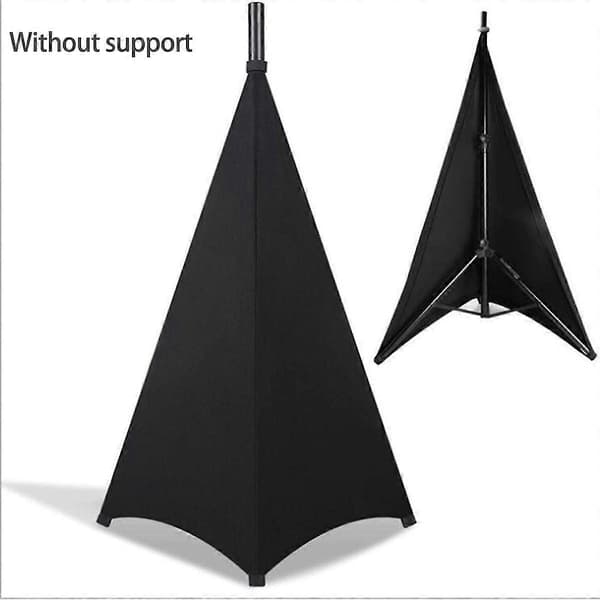 Universal DJ Lys Højttaler Stativ Skørt Tripod Scrim Cover Med Strækbart Polyester Materiale, 2 Stk