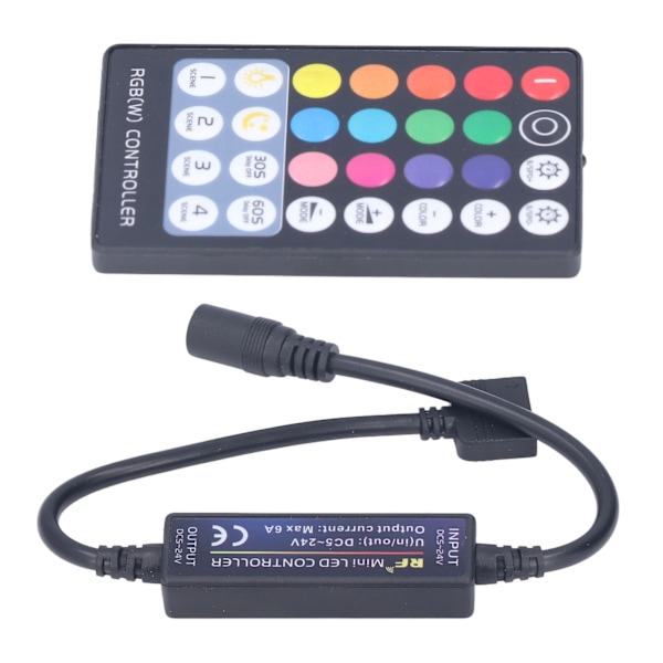 LED-styrenhet RF Mini RGBW LED USB Lampremsa Full Touch Fjärrkontroll Transmission Ultratunn Styrenhet