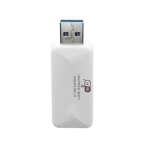Mini USB Wifi -sovitin 2.4g/5 G Wifi -verkkokortti 1300mbps Antenni Langaton Ac Wifi -sovitin