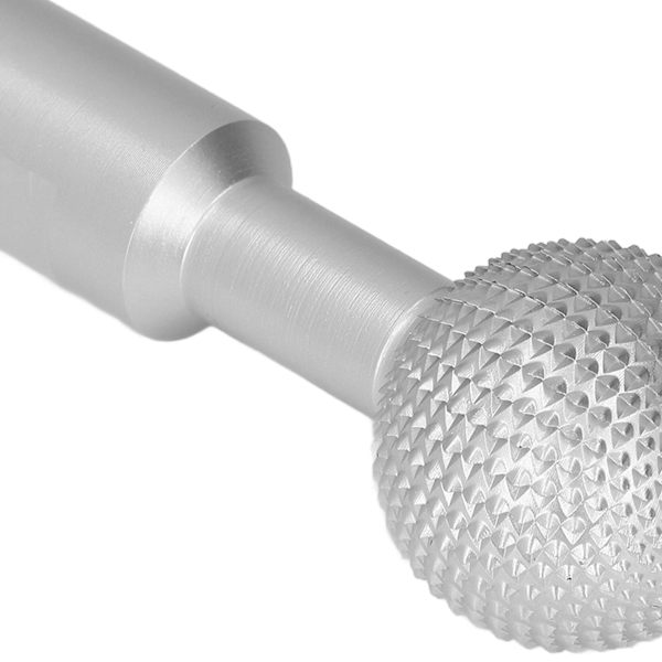 Pallomainen puunveistoterä kulutuskestävä 10 mm puuntyöstökiertopuhdistin 100 kulmahiomakoneelle Hopea