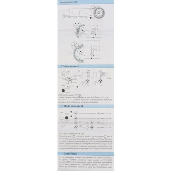 Tidsfördröjningsbrytare, SUL 181h, 230VAC, 45-60Hz, 24 timmar, 35 mm DIN-skena