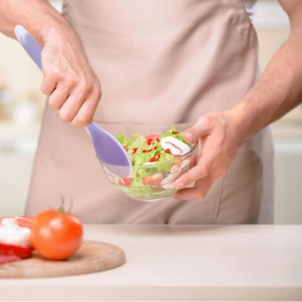 Silikon Blandningssked, Värmebeständig Non-Stick Livsmedelsgodkänd Silikon för Matlagning Blandning, Omrörning, Servering, Lättviktsdesign med Hänghål för