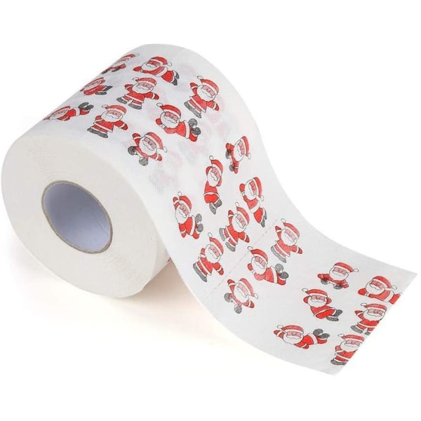 Printed toalettpapper julmönster rullpapper 250 ark 2