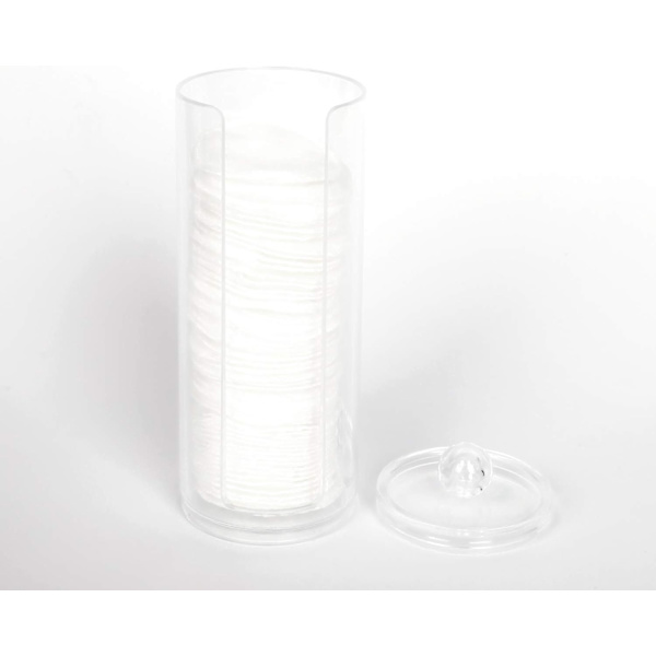 Akryl Bomullsbehållare Dispenser