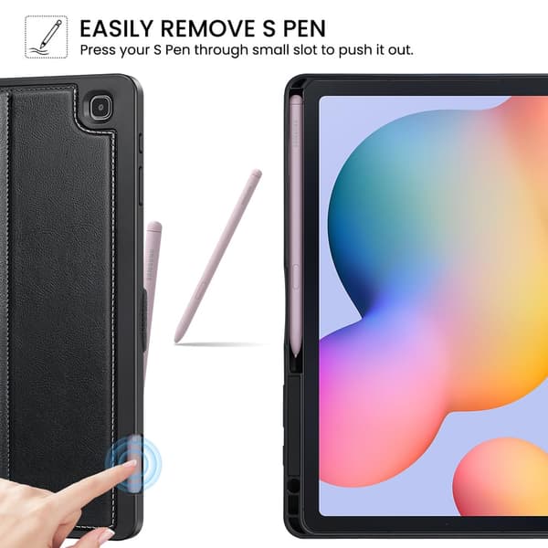 Kotelot Samsung Galaxy Tab S6 Lite 10.4 tuuman tabletille, musta