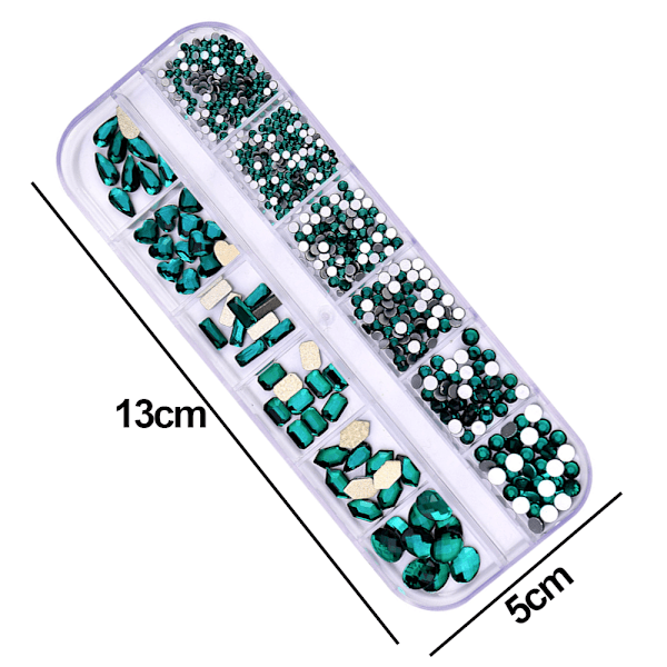 Negle Rhinestones Krystaller Smykker Multiforme Størrelser Negleperler, for Negle DIY Håndverk Smykker