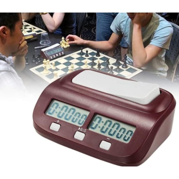 Multifunktionell digital timer, internationell schackklocka