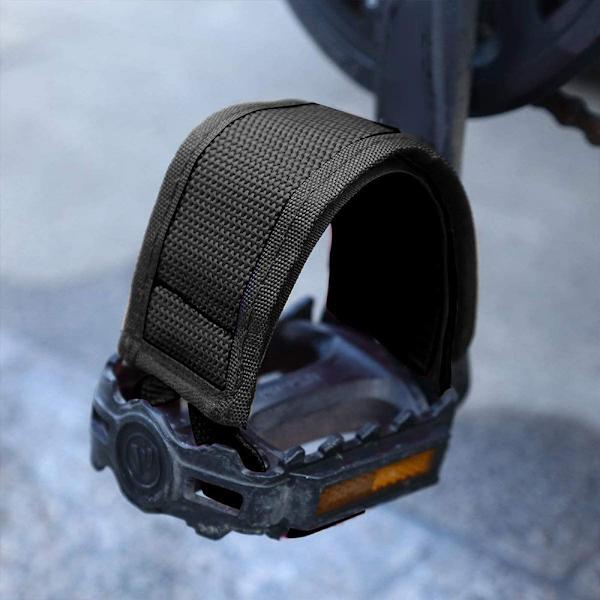 2 stk. Cykelpedalstropper Pedal Tåclips Stropper Tape til Fastgørelse