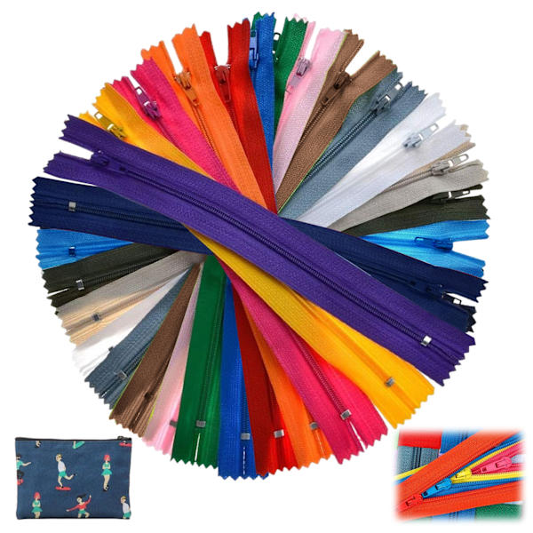 32PCS byxor dragkedja dragkedja