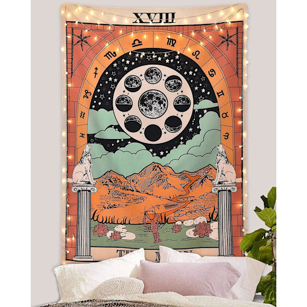 Tarot-seinävaate Tähti-seinävaate Keskiajan Eurooppa Arvonta Teippi