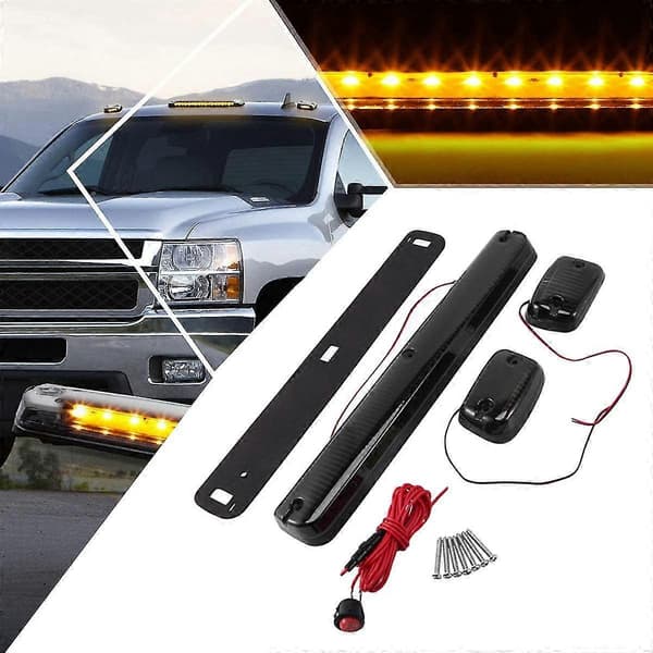 3 kpl Cab Er Kattovalo LED Chevy Silve 2007-2013 -malleihin