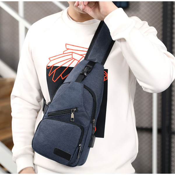 Sling Ryggsäck Multifunktionell Crossbody Väska Sling Väska Dagryggsäck