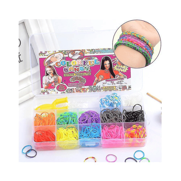Elastikker Refill Kit Armbånd Fremstillingssæt