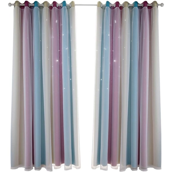 Dobbelthule stjernegardiner Dobbeltlags stjernegardiner F