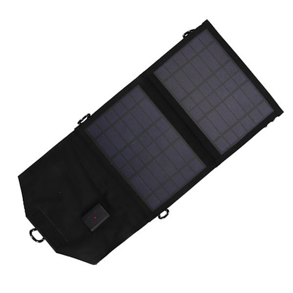 Vikbar Solpanel Laddare Polykristallint Kisel 7W 5V USB-Port Solladdare för Utomhusaktiviteter