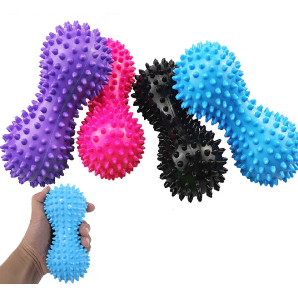 Yogamassageboll, Spiky Yoga Peanut Massageboll Fasciaboll