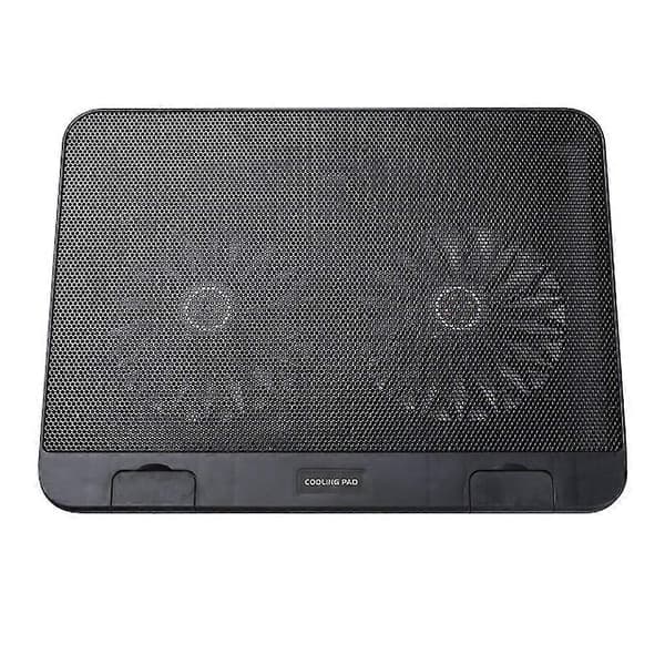 Gaming Laptop Køler, Kølerbase Position Fan, To Støjsvage Blæsere, Blåt LED Lys, Til Gamere Og Off
