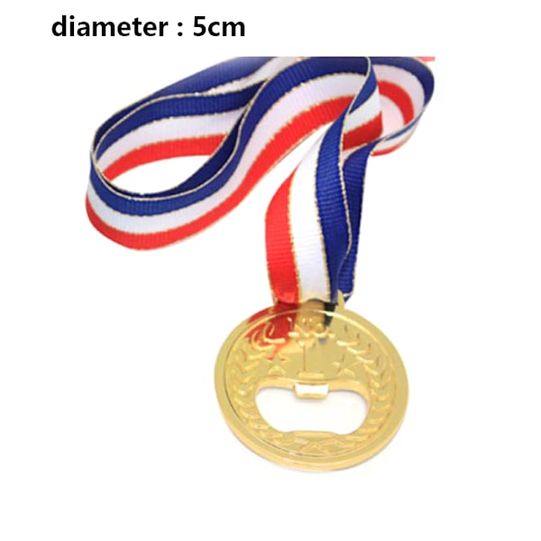 Stilfull Medalj Kapsylöppnare, Vinnarmedaljdesign Med Lättviktig Bekvämlighet För Alla Dina Öppningsbehov