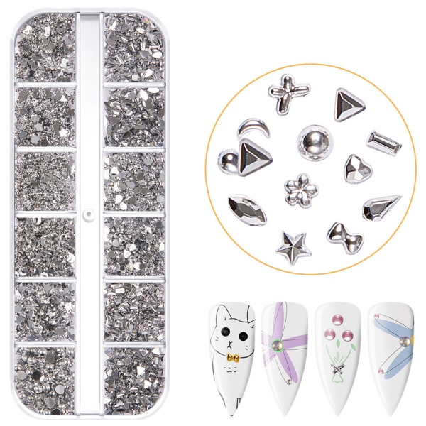 Crystal Nail Art, Flatback Rhinestones style 5