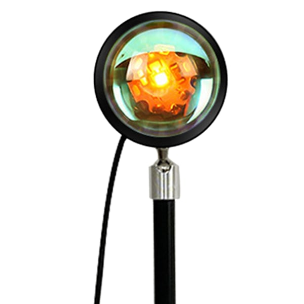 Stemningsfull Projektorlampe 16 Farger 180° Rotterbar Fjernkontroll RGB Projeksjonslys for Soverom