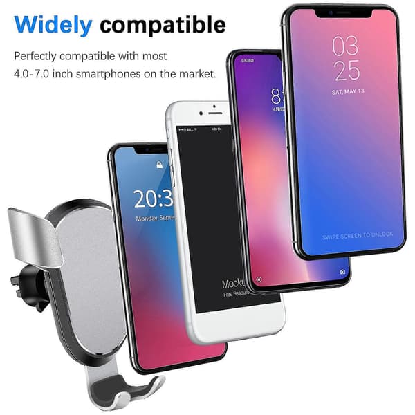 Biltelefonholder Ventilationsholder Justerbar Holder Til Iphone12 11 Pro Max Xr Xs X 8 7 P30 Pro