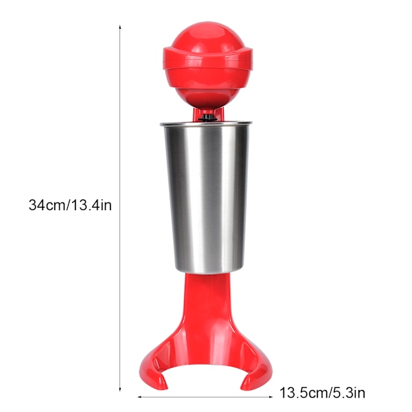 Dobbelt Hoved Elektrisk Milkshake Maskine Maker Kaffe Drikke Mixer Mælkeblender til Hjem BarEU Stik 220V