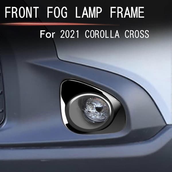 Främre Dimljus Lampkåpa Trim Dimljusram Dekoration Ram För Corolla Cross 2021 B