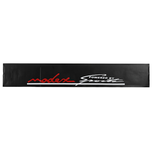 130x21cm Universal PVC Bil Reflekterende Sticker Forruden Dekorative Dekaler med Skraber til Bil Powered By