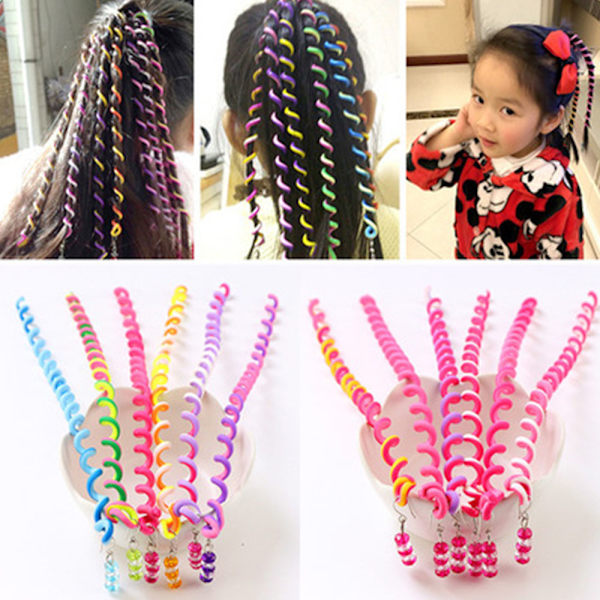 18 stk Jentehår Styling Twister Klipp, Damehår Fletter DIY Til